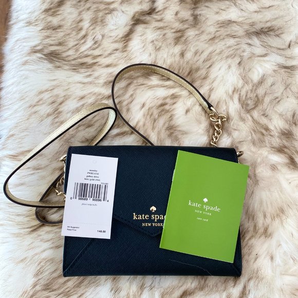 NWT Kate Spade Gallery Drive Monday Crossbody Handbag Black - Picture 7 of 11